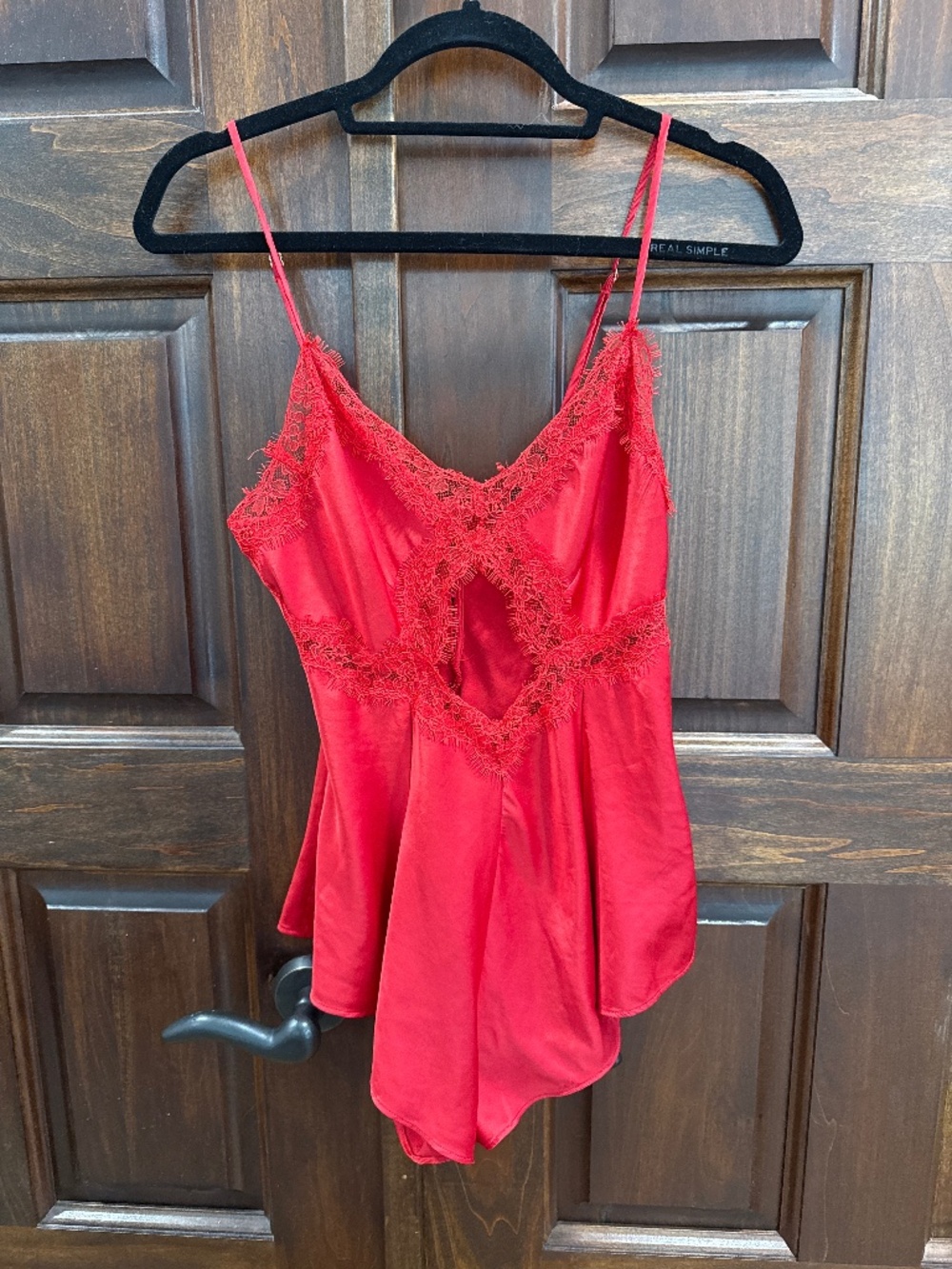Victoria’s Secret Lace red romper